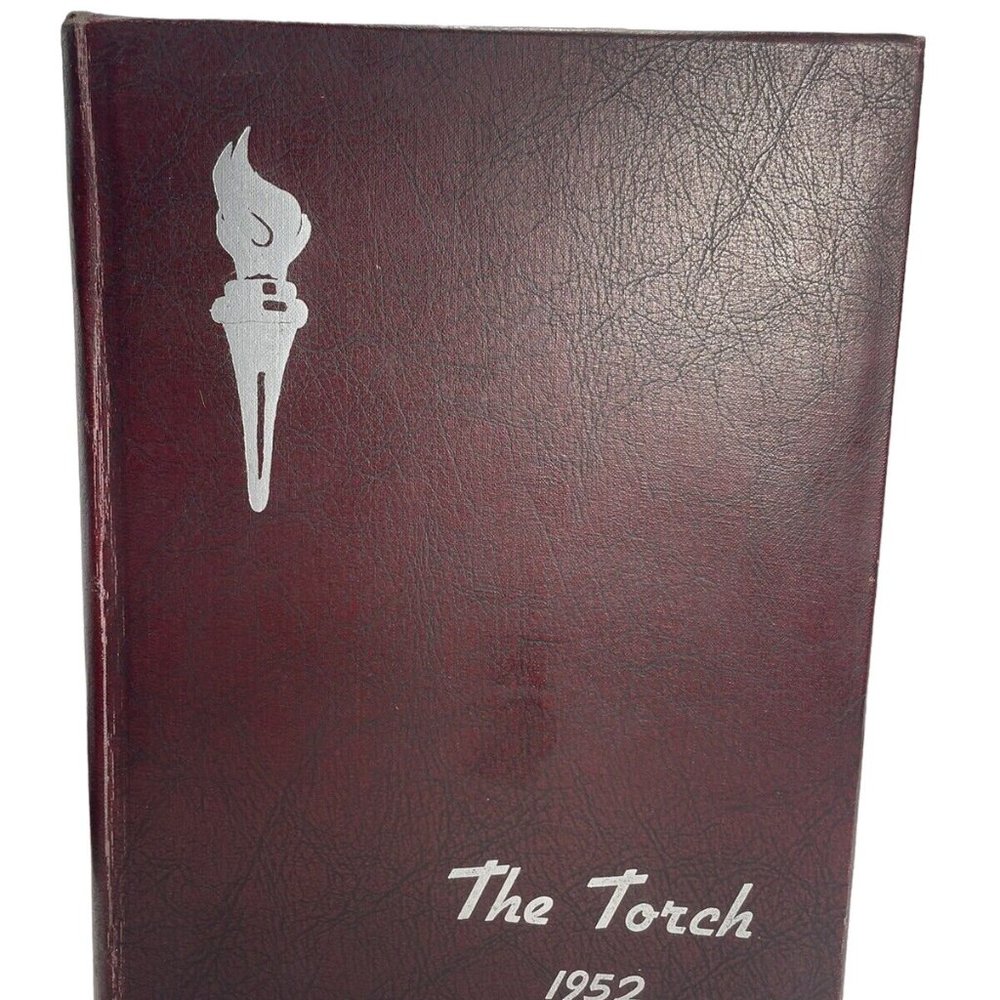 1952 Western Michigan Christian High School Yearbook Inscribed Good Luck Wishes